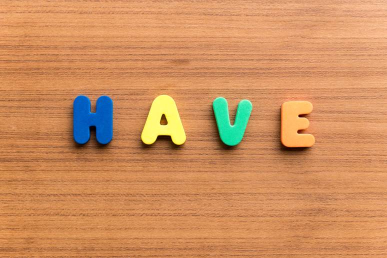conjugar verbo to have